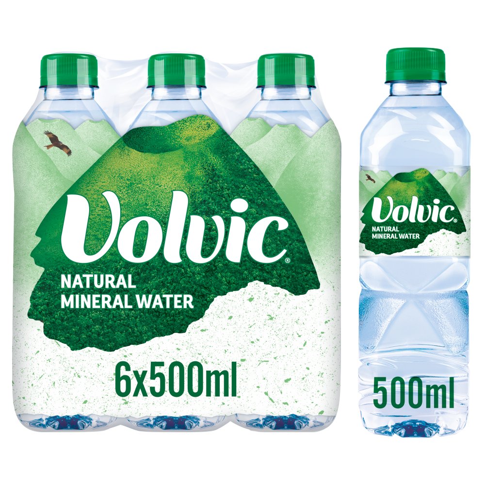 Volvic Natural Mineral Water (50Cl × 4 × 1)