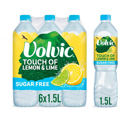 Volvic Touch of Lemon & Lime 1.5L (1.5Ltr × 6 × 1)