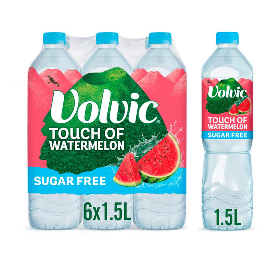 Volvic Touch of Watermelon 1.5L (1.5Ltr × 6 × 1)