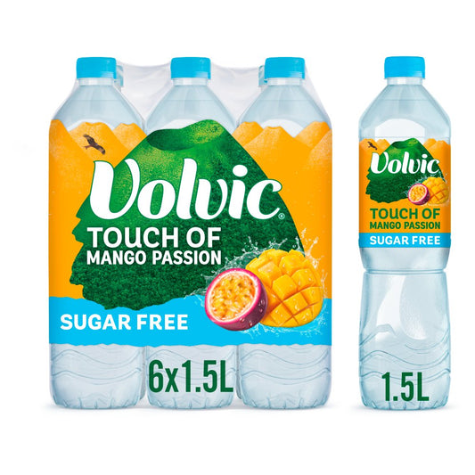 Volvic Touch of Fruit Mango Passion 1.5L (1.5Ltr × 6 × 1)