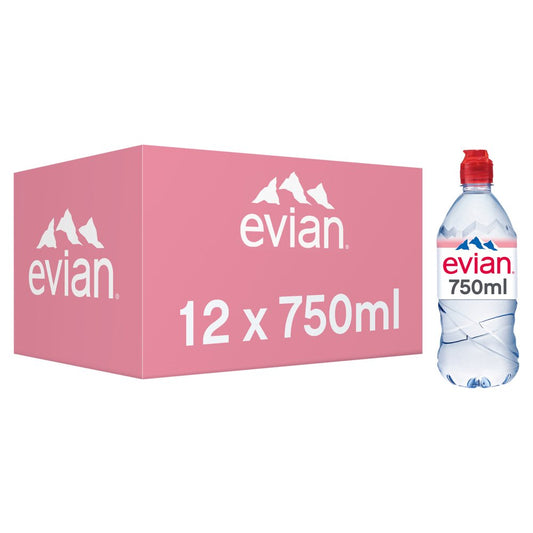 evian Still Natural Mineral Water (75Cl × 12 × 1)