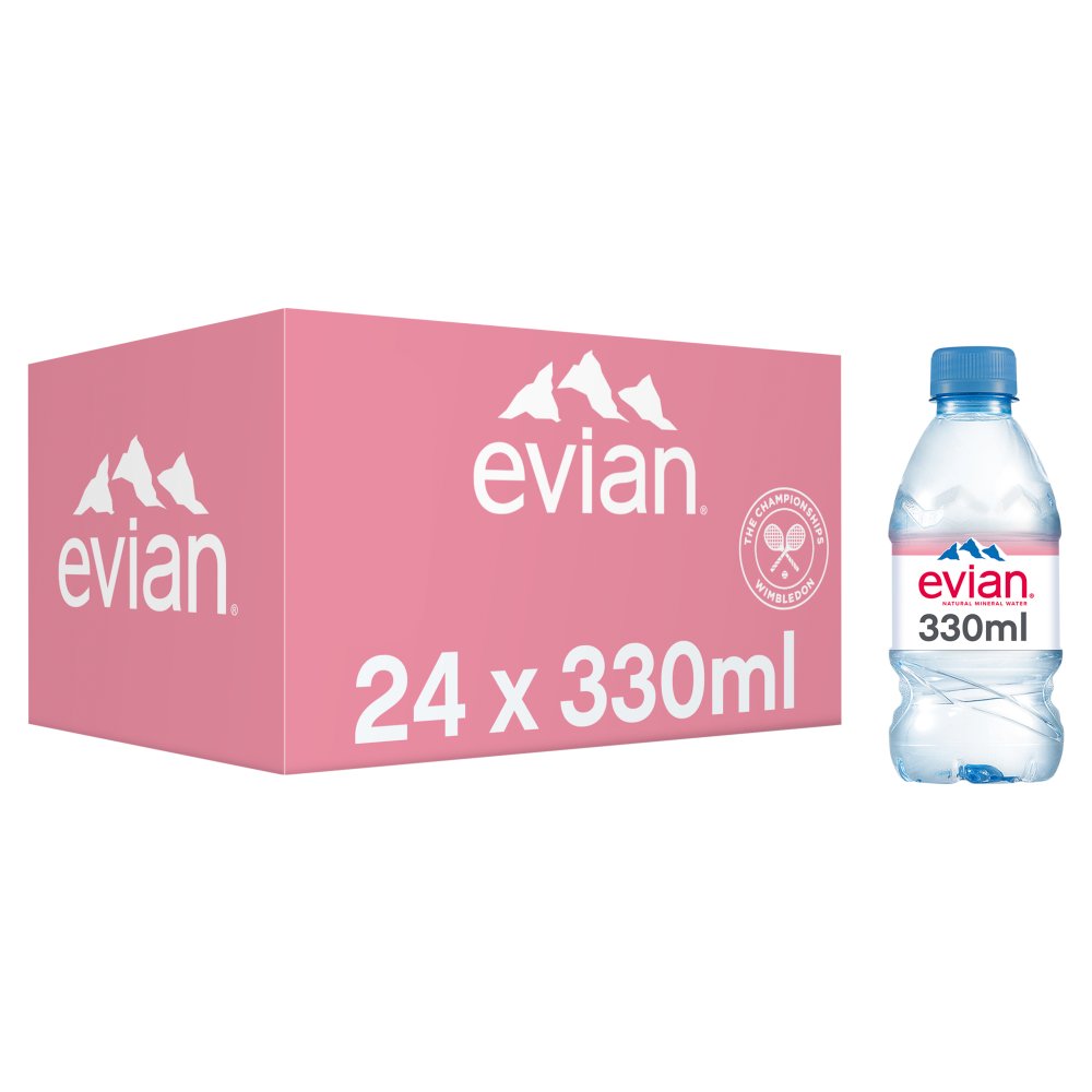 evian Still Natural Mineral Water (33Cl × 24 × 1)