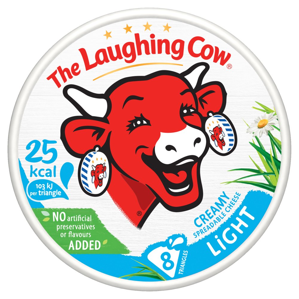 The Laughing Cow Light Cheese Spread Triangles (133g × 16)