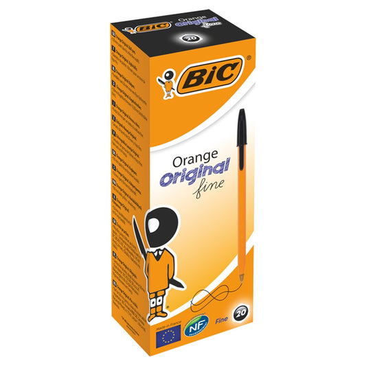 BIC Orange Original Fine 20 Pens (Box × 20 × 1)