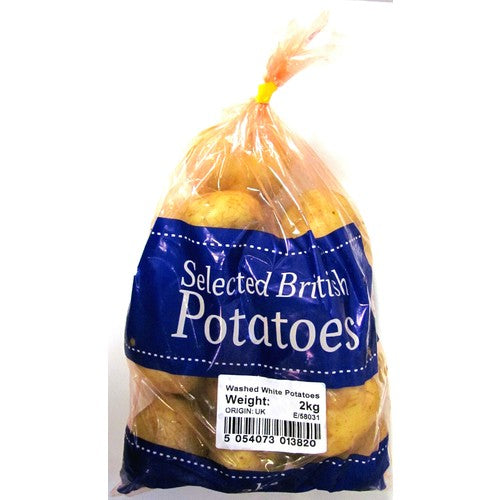 Best One Washed White Potatoes (2Kg × 10)