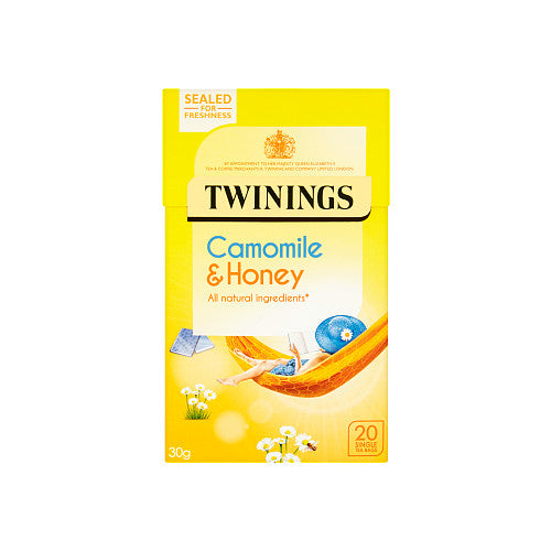 Twinings Camomile & Honey 20 Tea Bags 30g (20s × 4 × 1)