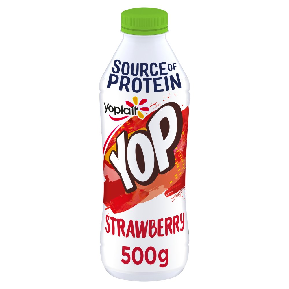 Yop Strawberry Yoghurt Drink (500g × 6)