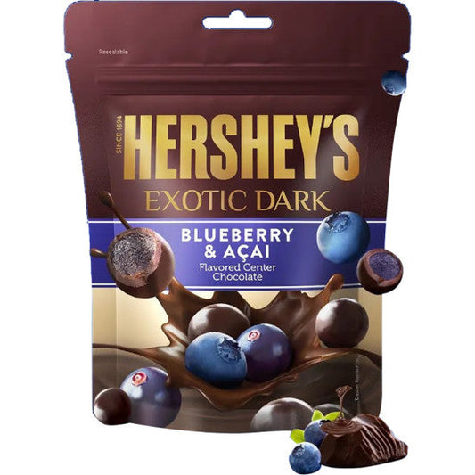 HERSHEYS EXOTIC DARK BLUEBERRY ACAI