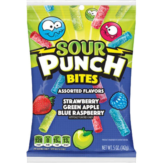 SOUR PUNCH BITES ASSORTED CASE