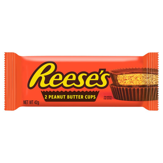Reese's 2 Milk Chocolate and Peanut Butter Cups 42g