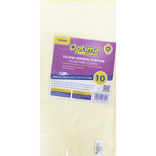 Microfibre Cloth Yellow (10s × 10 × 20)