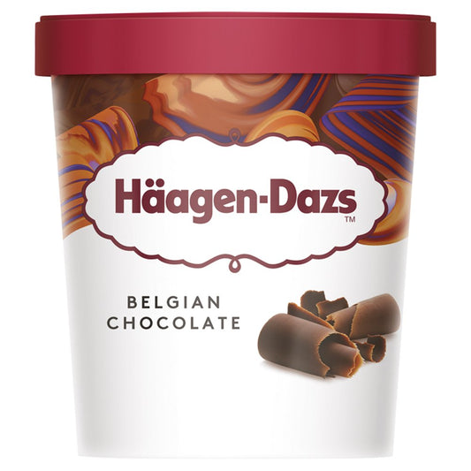 Häagen-Dazs Belgian Chocolate Ice Cream (460ml × 8)