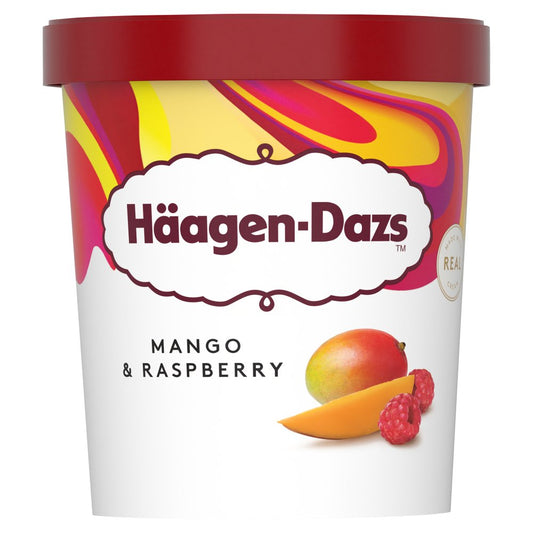 Häagen-Dazs Mango & Raspberry Ice Cream (460ml × 8)