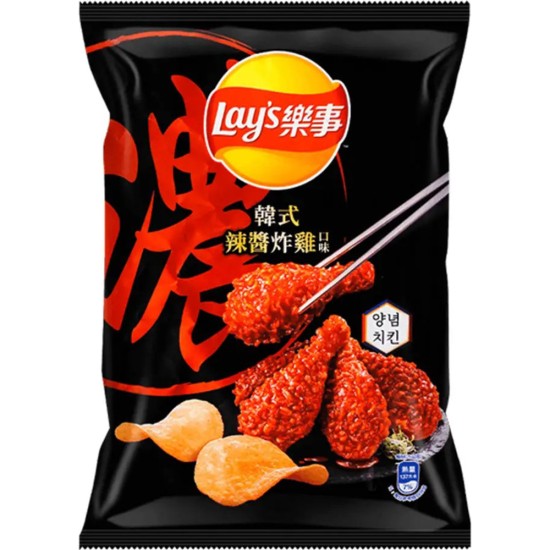 LAY'S POTATO CHIPS SPICY KOREAN CHICKEN