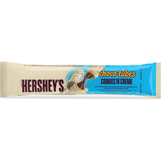 HERSHEYS CHOCO TUBES COOKIES N CRÈME