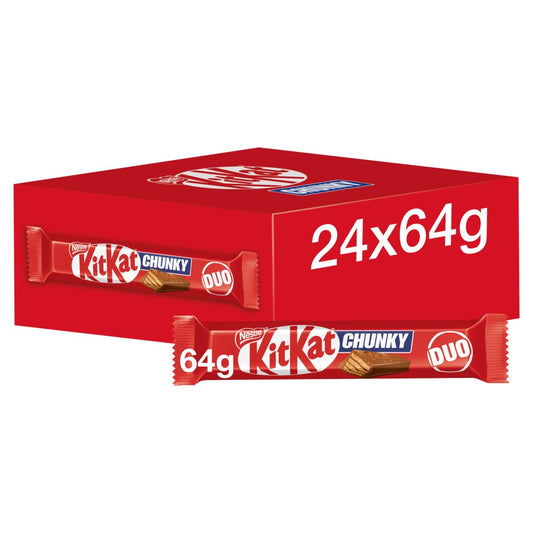 KitKat Chunky Duo Milk Chocolate Bar (Sgl × 24 × 1)