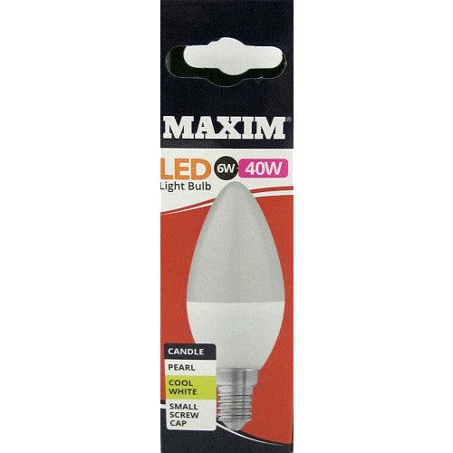 Maxim Led Ses Cndl Wht 40W (40W × 10 × 5)