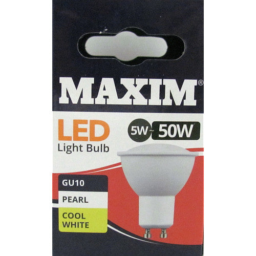 Maxim Led Gu10 White 50W (50W × 10 × 5)