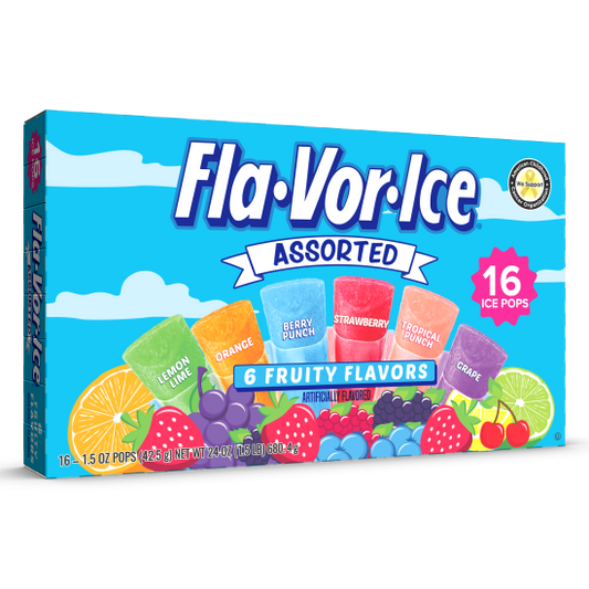 FLA-VOR-ICE ASSORTED FREEZER POPS