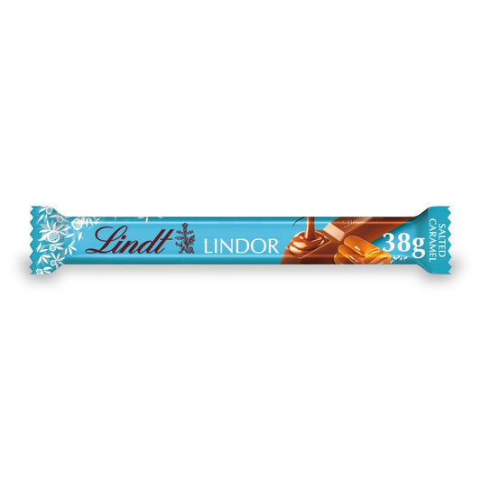 Lindt Lindor Salted Caramel Milk Chocolate Treat Bar (38g × 24 × 1)