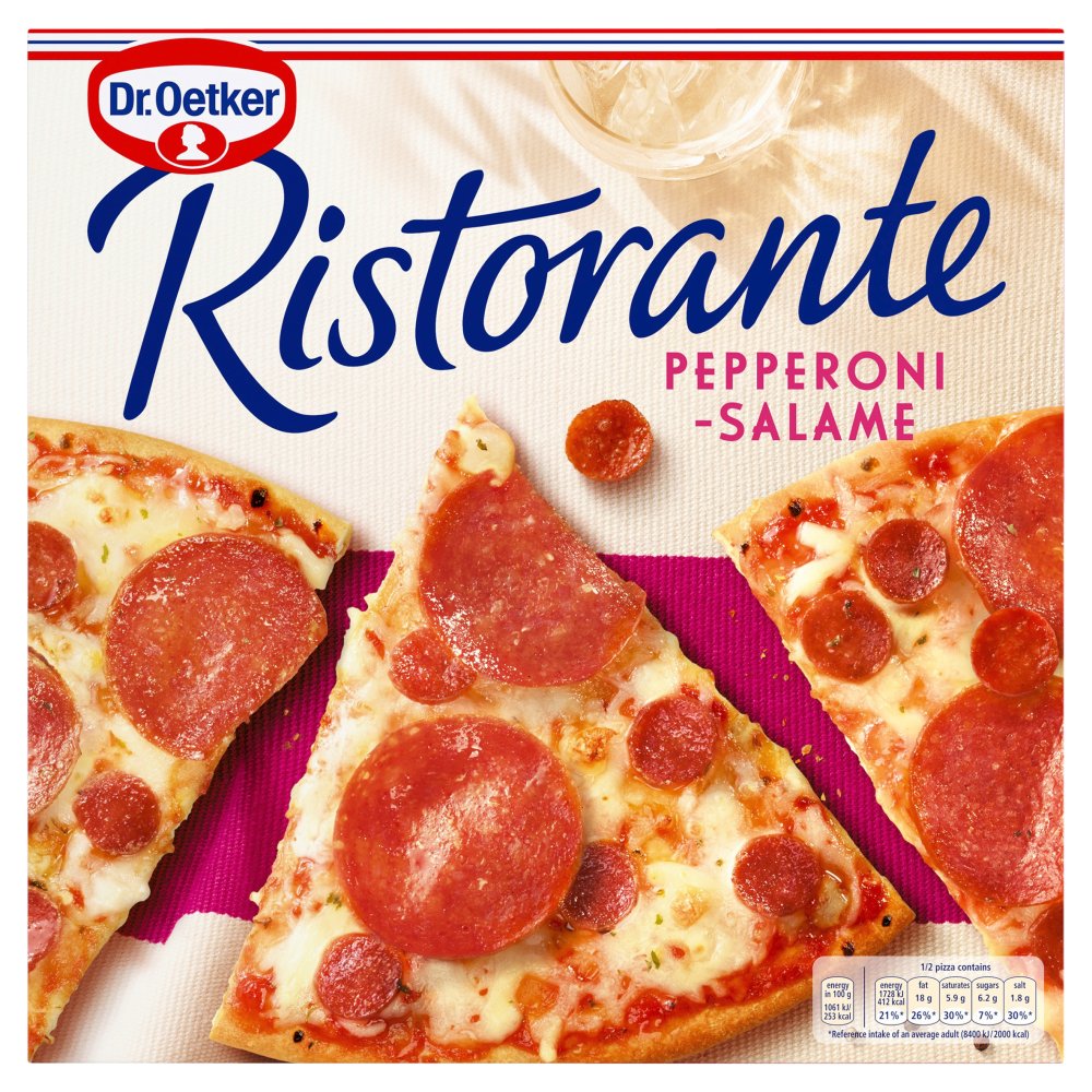 Dr. Oetker Ristorante Pepperoni Salame Pizza (320g × 7)