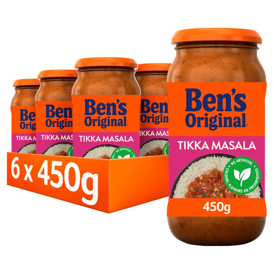 Bens Original Tikka Masala Curry Sauce (450g × 6 × 1)