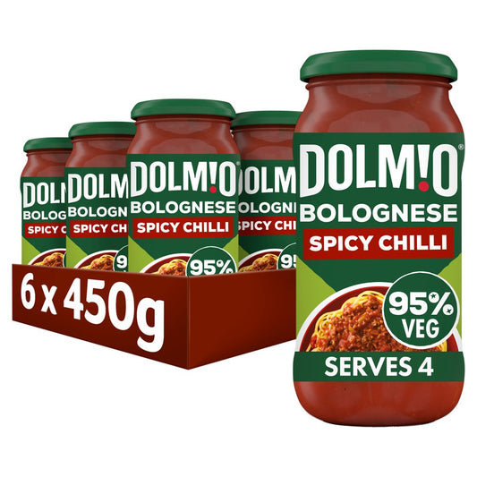 Dolmio Bolognese Spicy Chilli Pasta Sauce (450g × 6 × 1)