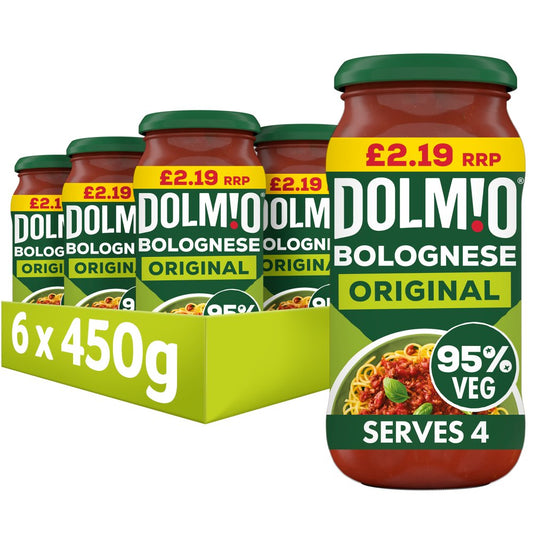 Dolmio Bolognese Original Pasta Sauce  PMP £2.19 (450g × 6 × 1)