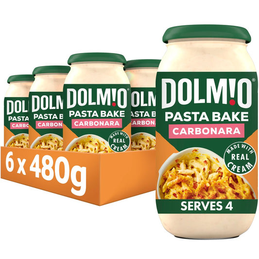 Dolmio Pasta Bake Carbonara Pasta Sauce (500g × 6 × 1)