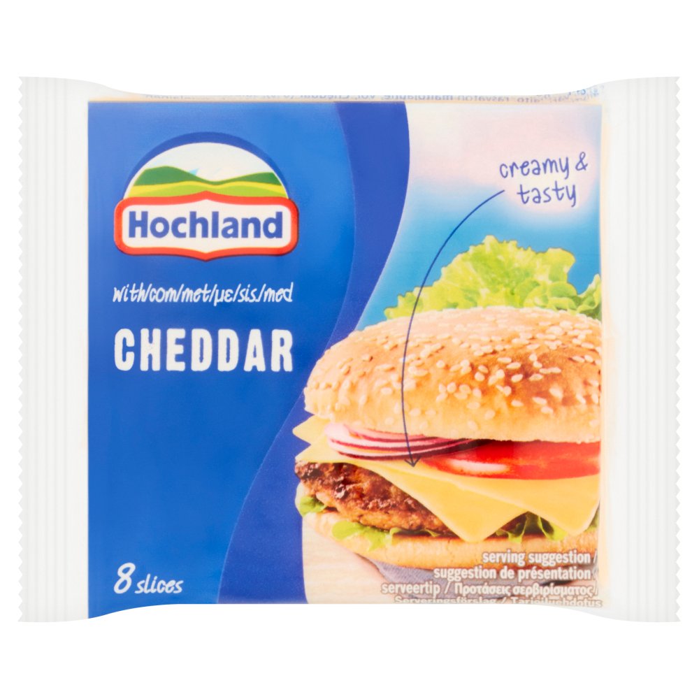 Hochland Cheddar Thick Slices (200g × 24)