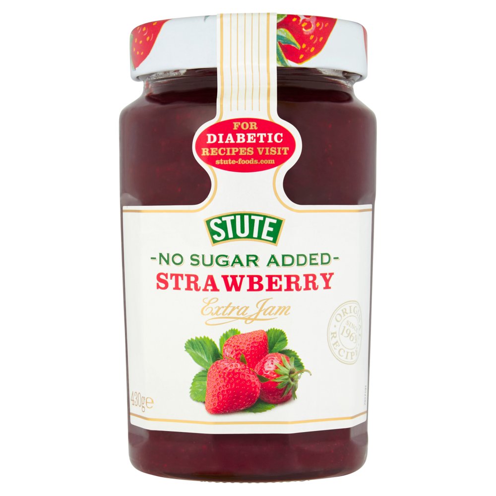 Stute No Sugar Added Strawberry Extra Jam (430g × 6 × 1)