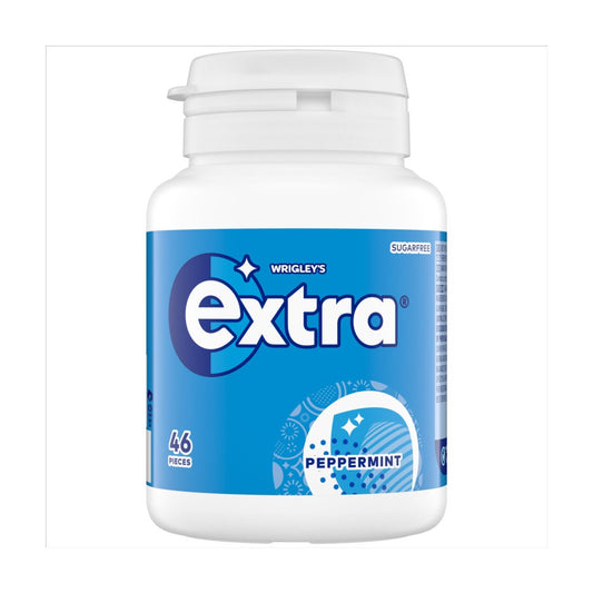 Extra Peppermint Sugarfree Chewing Gum Bottle (46pce × 6 × 24)