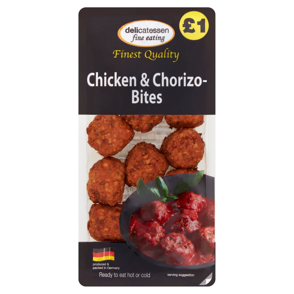 Delicatessen Fine Eating Chicken & Chorizo-Bites (200g × 8)