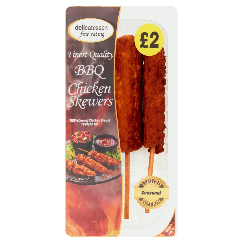 Delicatessen Fine Eating Seasonal Limited Edition BBQ Chicken Skewers (120g × 8)