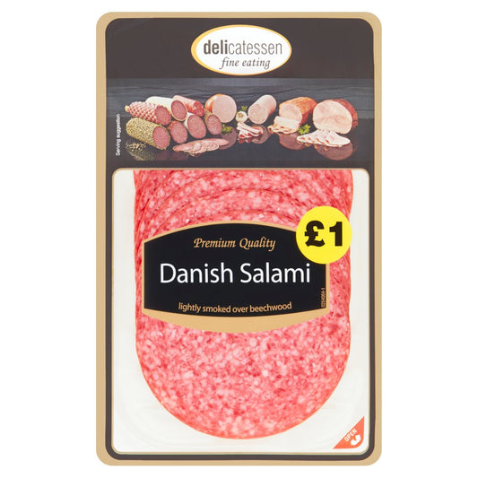 Delicatessen Fine Eating Danish Salami (80g × 8)