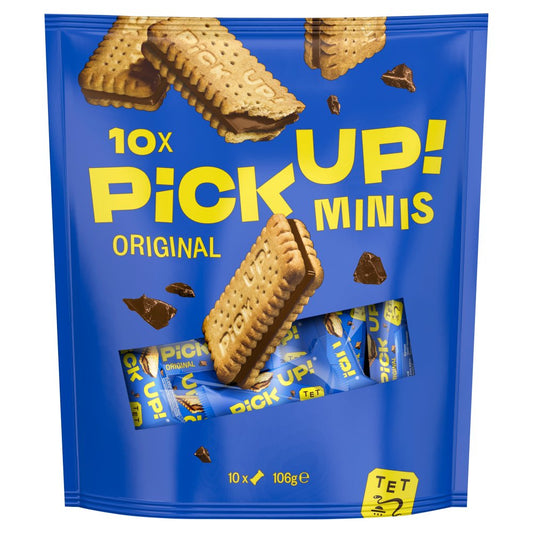 Bahlsen PiCK UP! Minis Milk Chocolate Biscuit Bars (106g × 14 × 1)