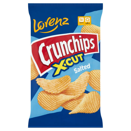 Lorenz X-Cut Crunchips Salted (75g × 12 × 1)