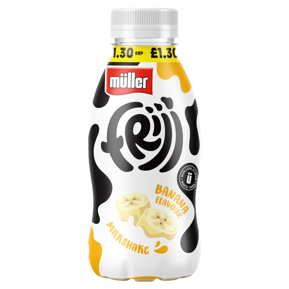 Muller Frijj Banana Milkshake PMP £1.30 (330ml × 12 × 1)