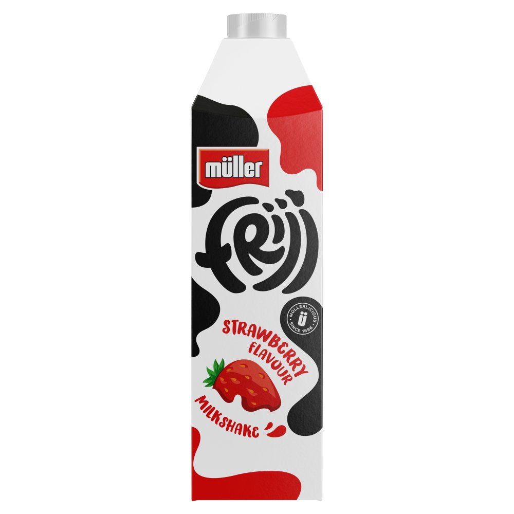 Muller Frijj Strawberry Milkshake (950ml × 6 × 1)