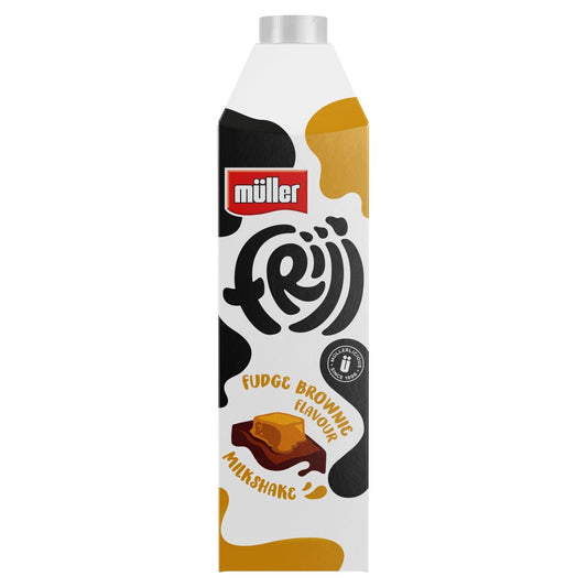 Muller Frijj Fudge Brownie Milkshake (950ml × 6 × 1)