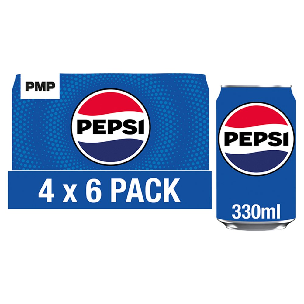 Pepsi Cola Cans (330ml × 4 × 1)