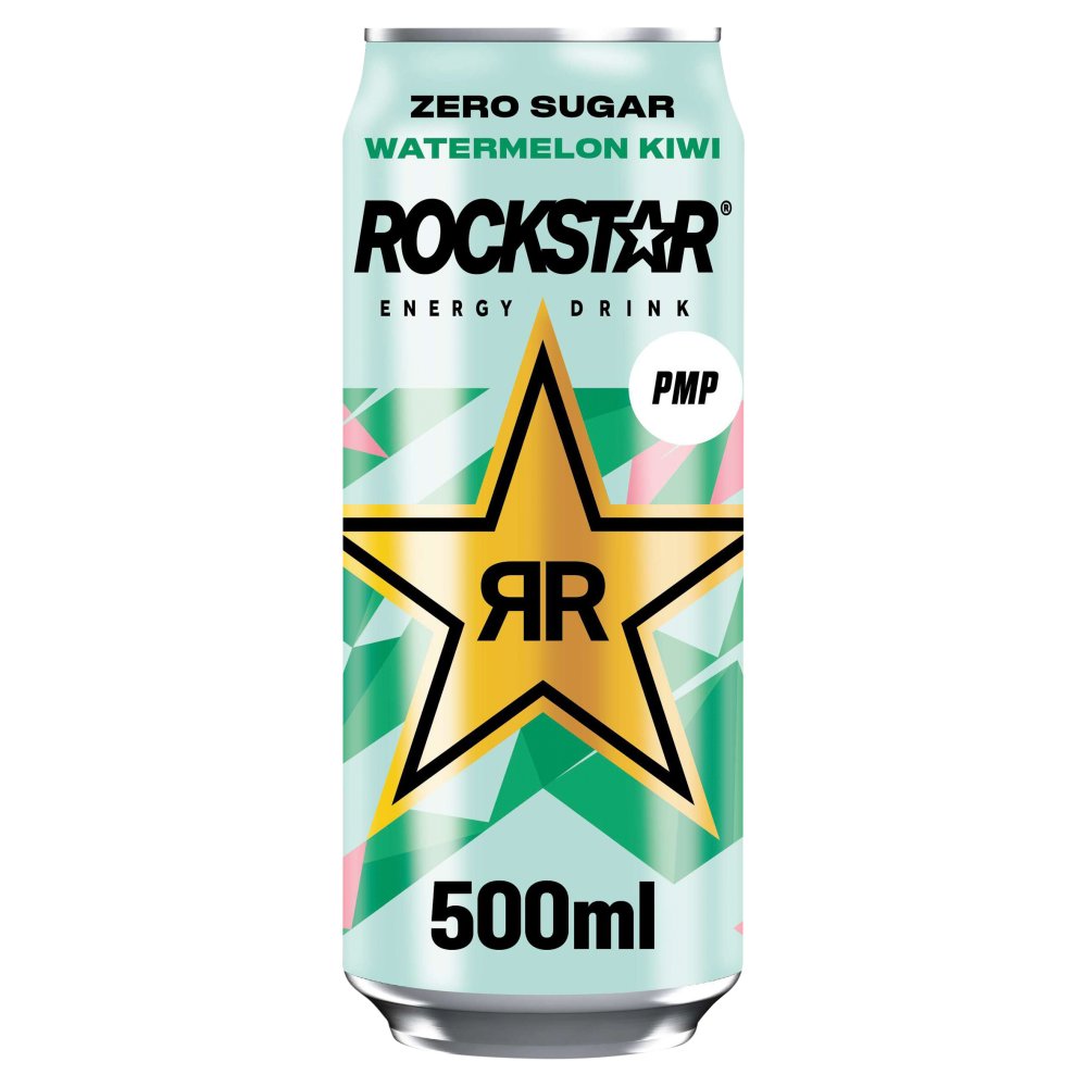 Rockstar Energy Drink Refresh Watermelon & Kiwi PMP (500ml × 12 × 1)