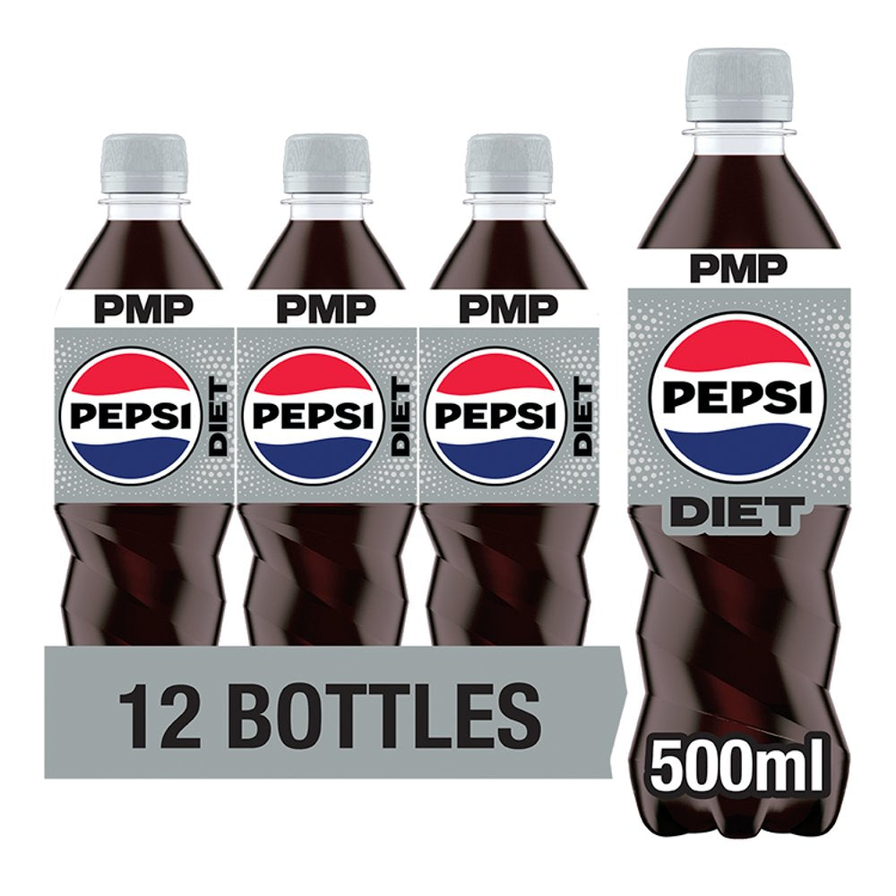 Diet Pepsi Cola Bottle PMP (500ml × 12 × 1)