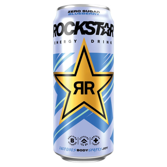 Rockstar Zero Sugar Blueberry Energy Drink (500ml × 12 × 1)