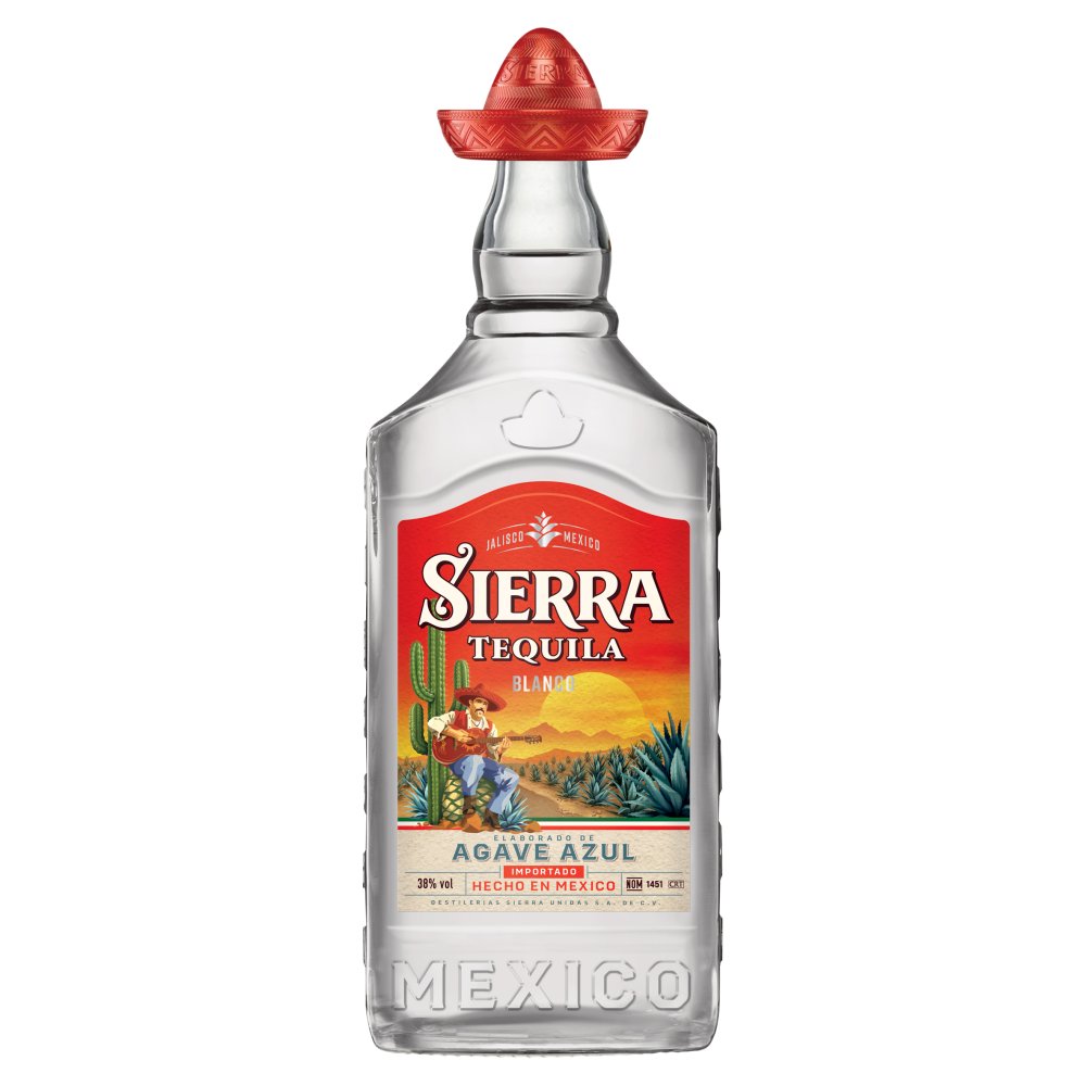 Sierra Tequila Blanco 70cl (70Cl × 6)