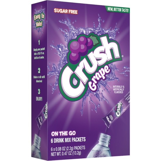 CRUSH SINGLES TO GO GRAPE