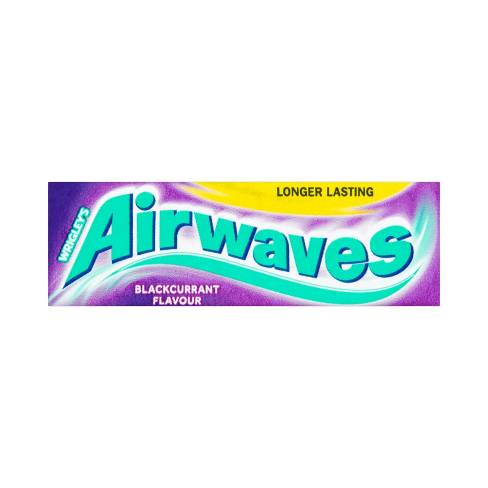 AIRWAVES Blackcurrant flavour Sugar Free Chewing Gum (10pce × 30 × 36)