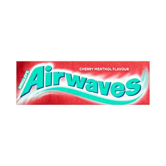 AIRWAVES Cherry Menthol flavour Sugar Free Chewing Gum (10pce × 30 × 36)