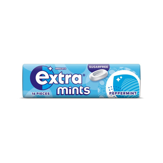 Extra Mints Peppermint Sugar Free 16 Mints (6pce × 24 × 12)