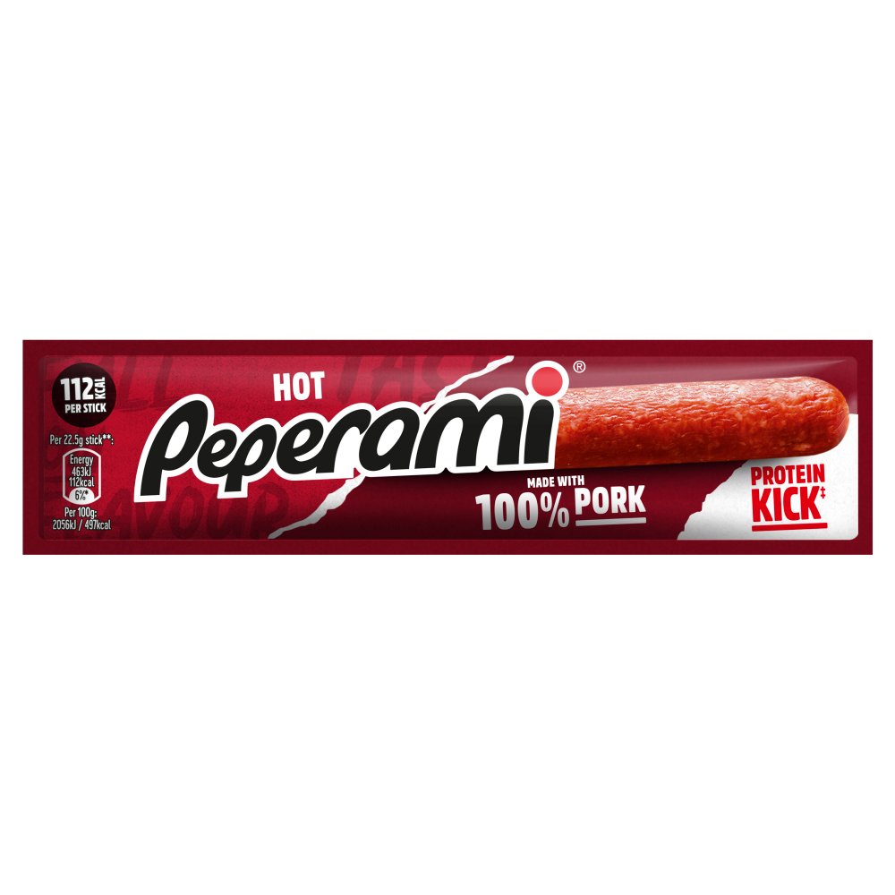 Peperami Hot Salami 22. (22.5g × 24 × 1)